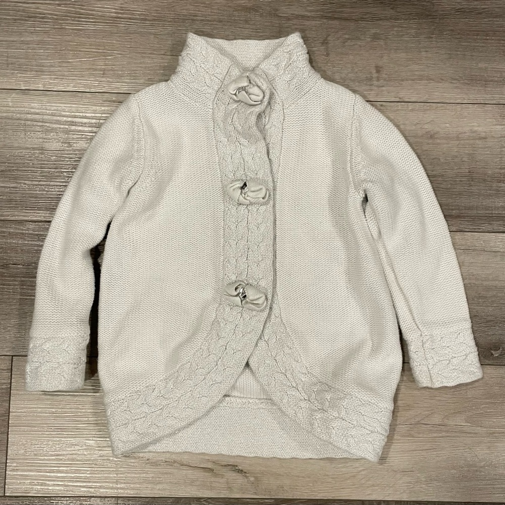 Chic Metallic Knit Sweater